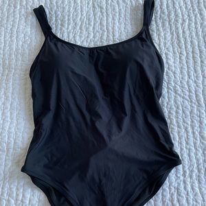 NWT J. Crew Wide Strap Swimsuit - Black